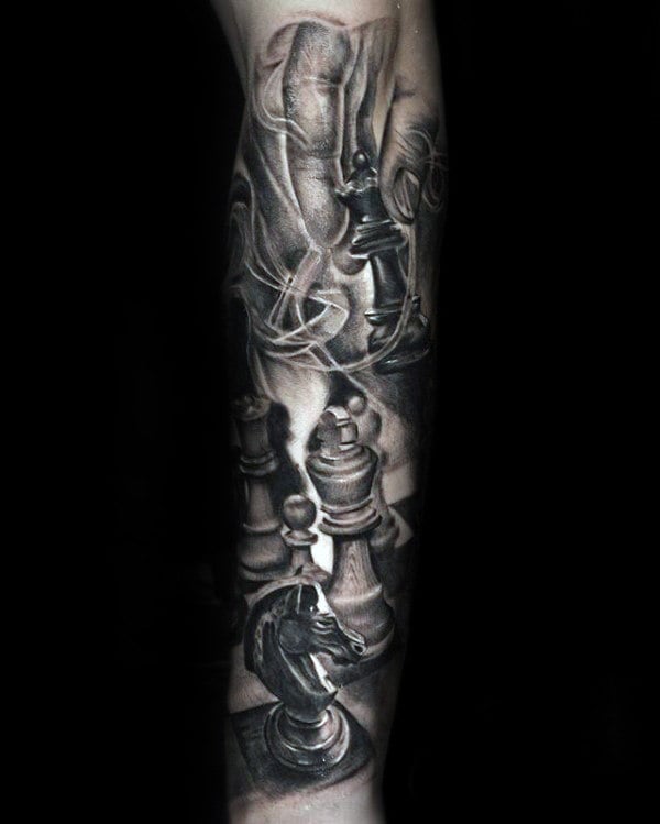 Tatuagem Xadrez #tattoo #tatuagem #xadrez #rei #art #arte #fy