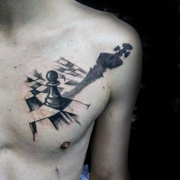 Tatuagem Xadrez #tattoo #tatuagem #xadrez #rei #art #arte #fy