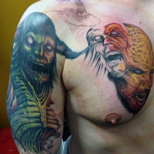 tatuagem demonio 100