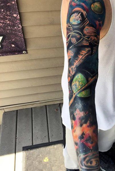 tatuagem espaco sideral 45