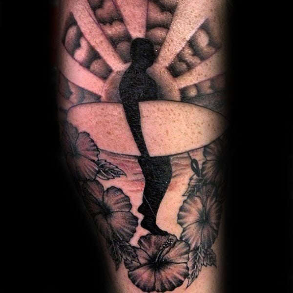 tatuagem flor cha de hibisco 198