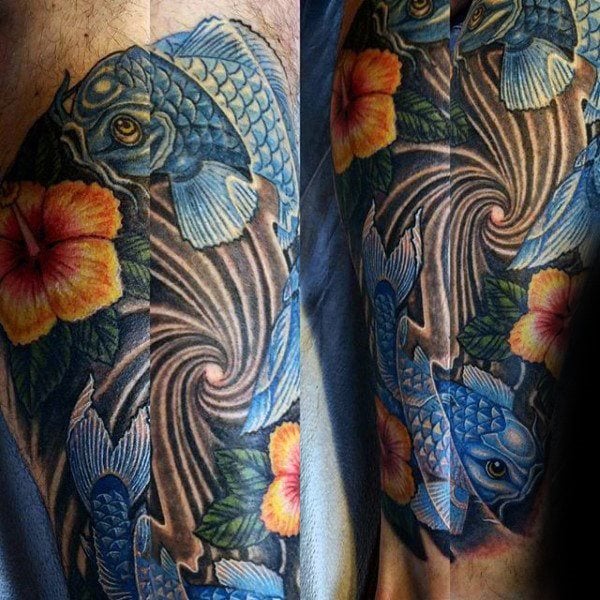 tatuagem flor cha de hibisco 99