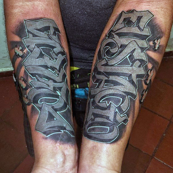 tatuagem graffiti 149