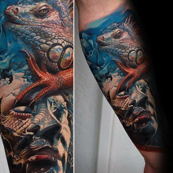 tatuagem iguana 43