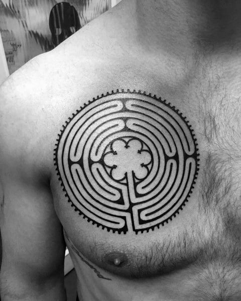 tatuagem labirinto 47