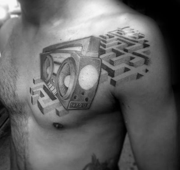 tatuagem labirinto 75