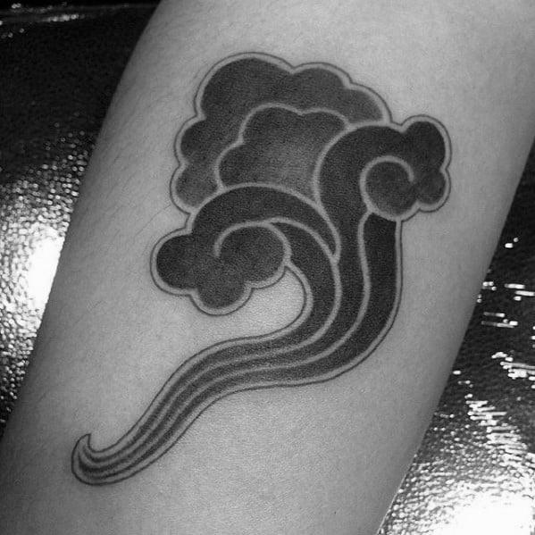 tatuagem nuvem oriental 17