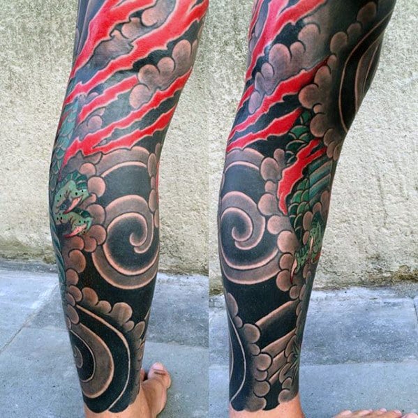 tatuagem nuvem oriental 49