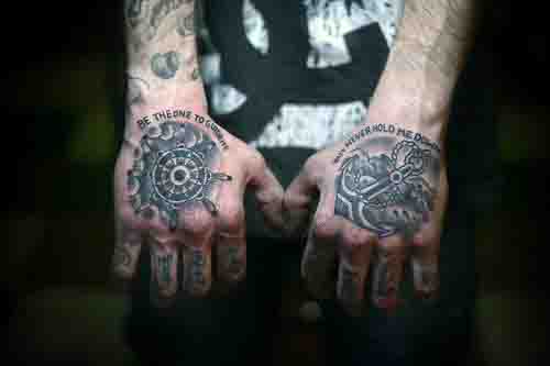 tatuagem roda do leme timao 67