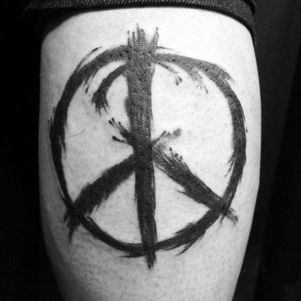 tatuagem simbolo paz 123