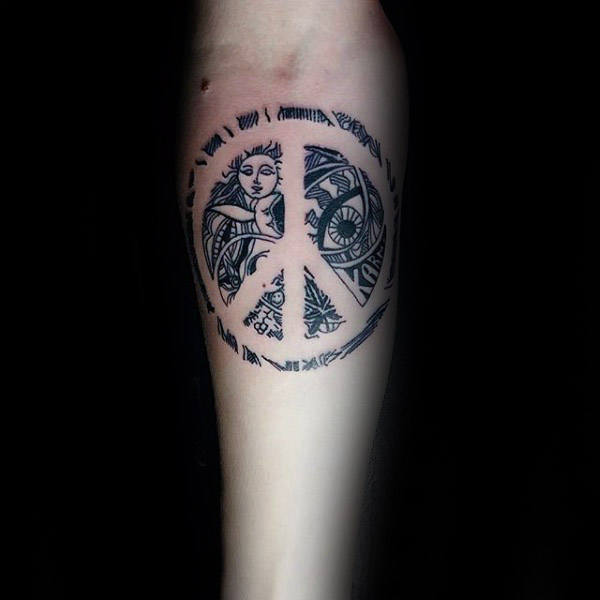 tatuagem simbolo paz 15