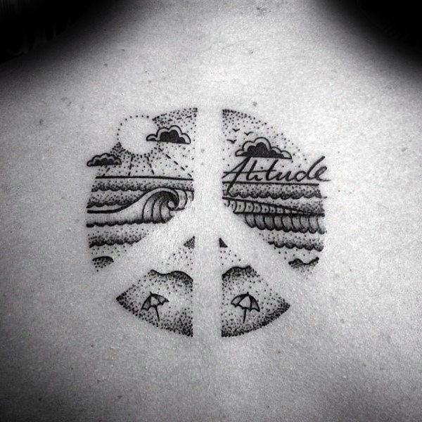 tatuagem simbolo paz 21