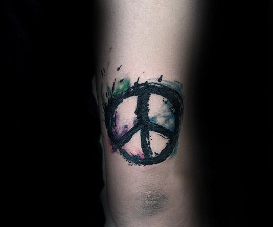 tatuagem simbolo paz 81