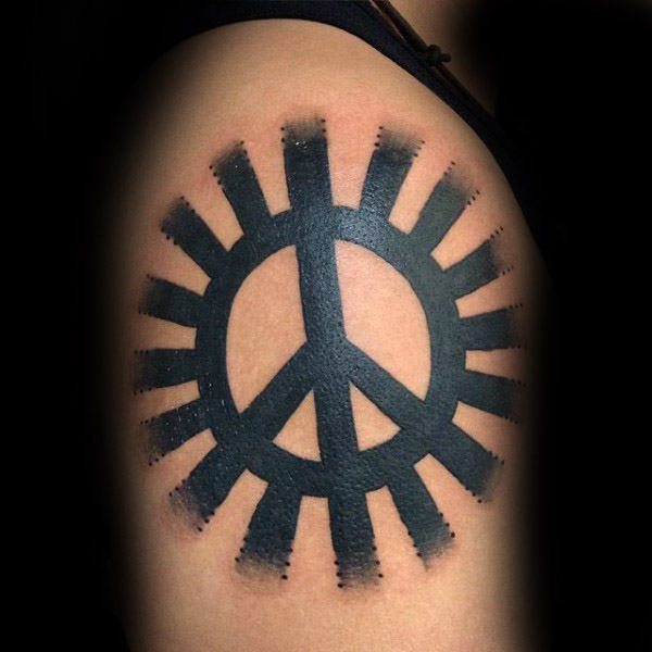 tatuagem simbolo paz 96