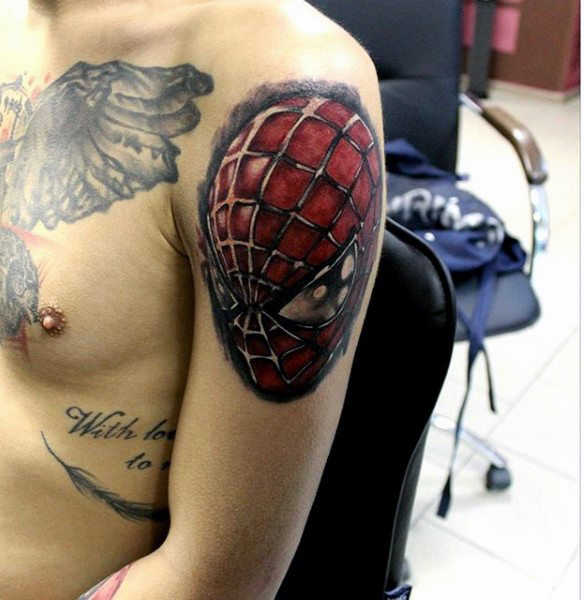 tatuagem spiderman homem aranha 209