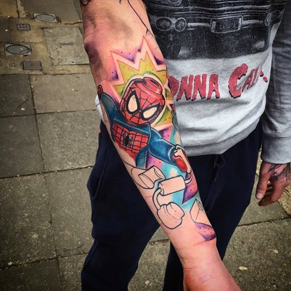 tatuagem spiderman homem aranha 233