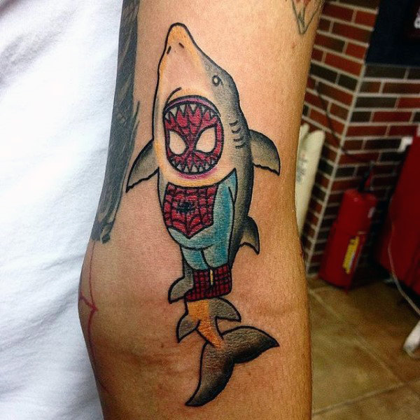 tatuagem spiderman homem aranha 241