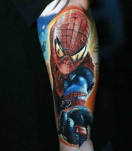 tatuagem spiderman homem aranha 249
