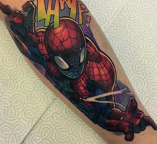 tatuagem spiderman homem aranha 29