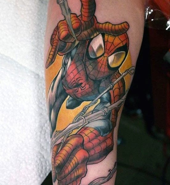 tatuagem spiderman homem aranha 405