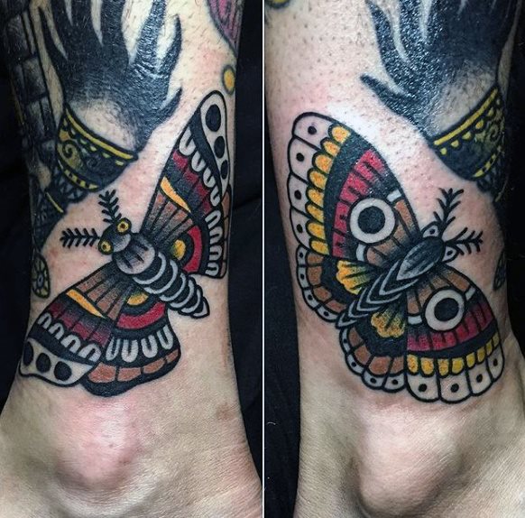 tatuagem traca mariposa 131