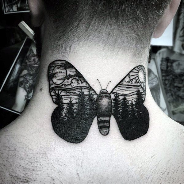 tatuagem traca mariposa 143