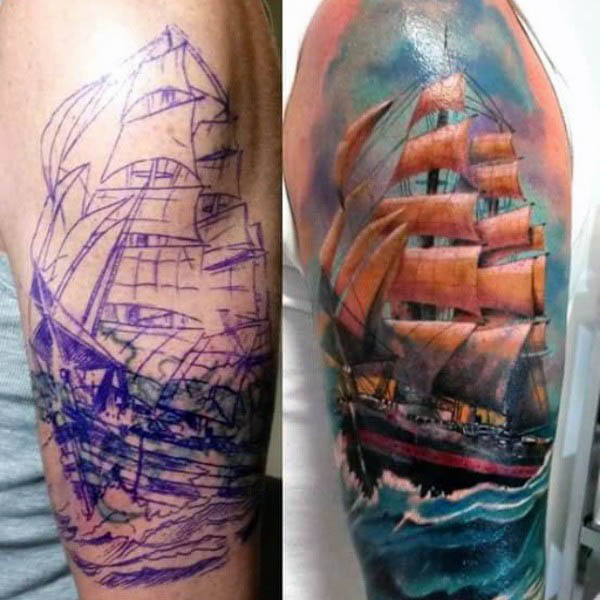 tatuagem veleiro 101