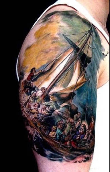 tatuagem veleiro 21