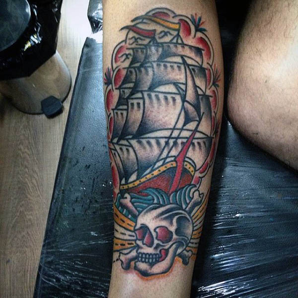 tatuagem veleiro 37