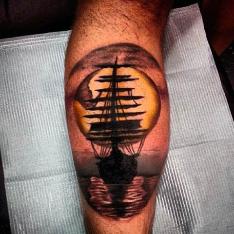 tatuagem veleiro 51