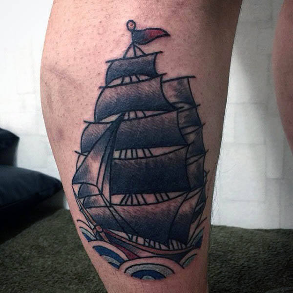tatuagem veleiro 85