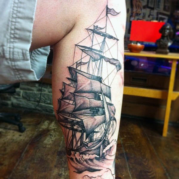 tatuagem veleiro 91