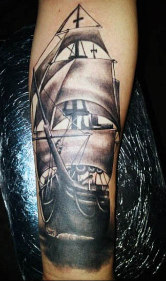 tatuagem veleiro 93