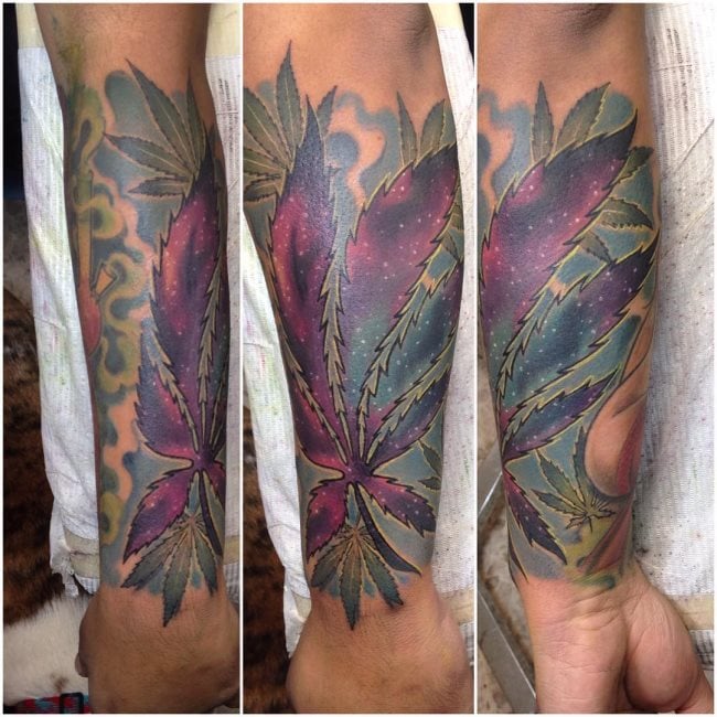 tatuagem marijuana cannabis 121