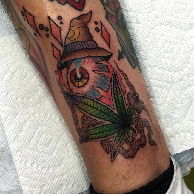 tatuagem marijuana cannabis 125