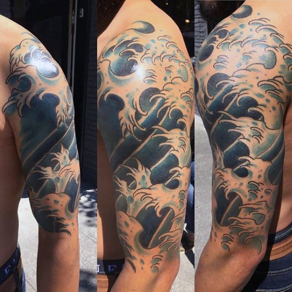 tatuagem ondas japonesas 91