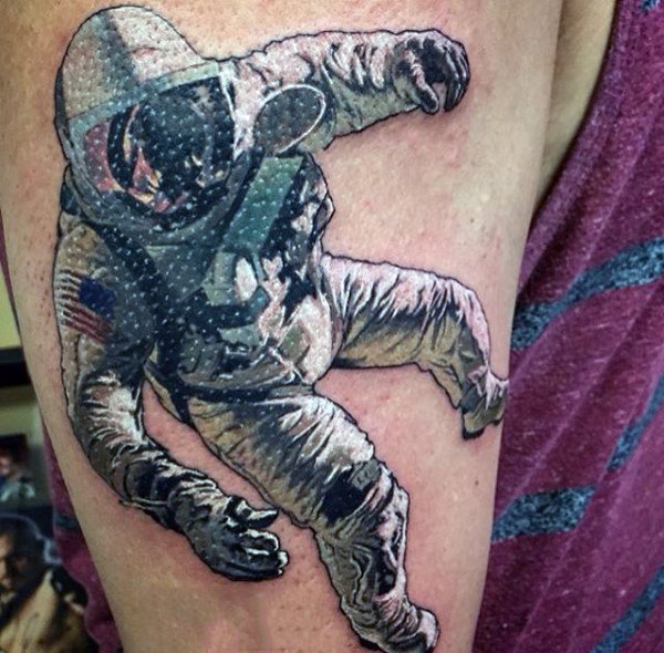 tatuagem astronauta astronomia 193