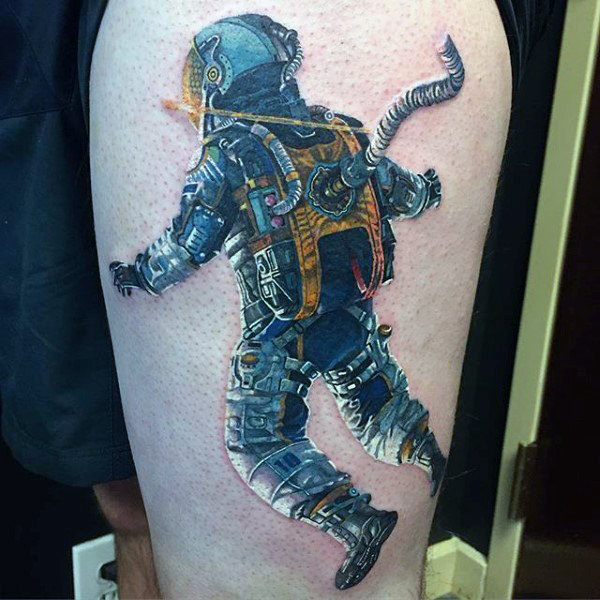 tatuagem astronauta astronomia 365