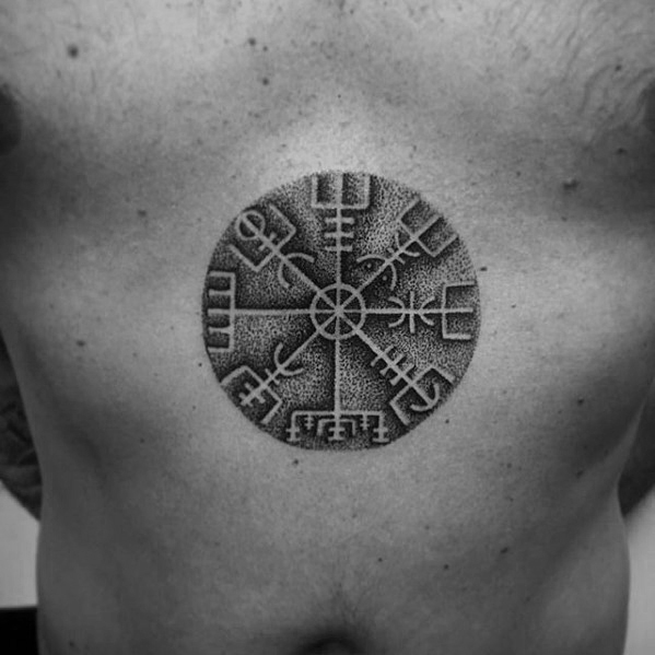 tatuagem bussola viking vegvisir 24