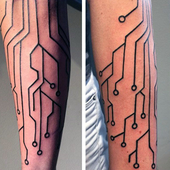 tatuagem circuito eletronico 193