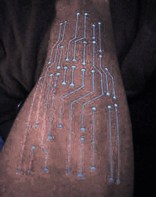 tatuagem circuito eletronico 89