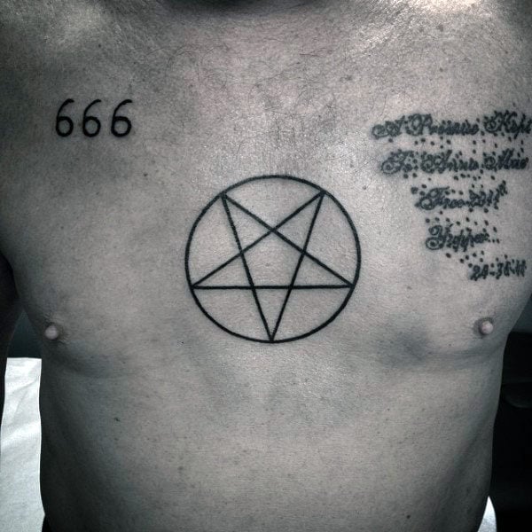 tatuagem estrela pentagrama 145