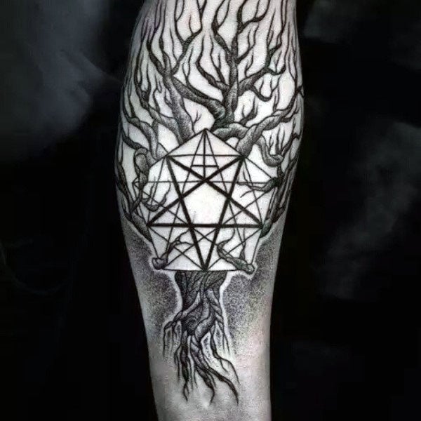 tatuagem estrela pentagrama 33