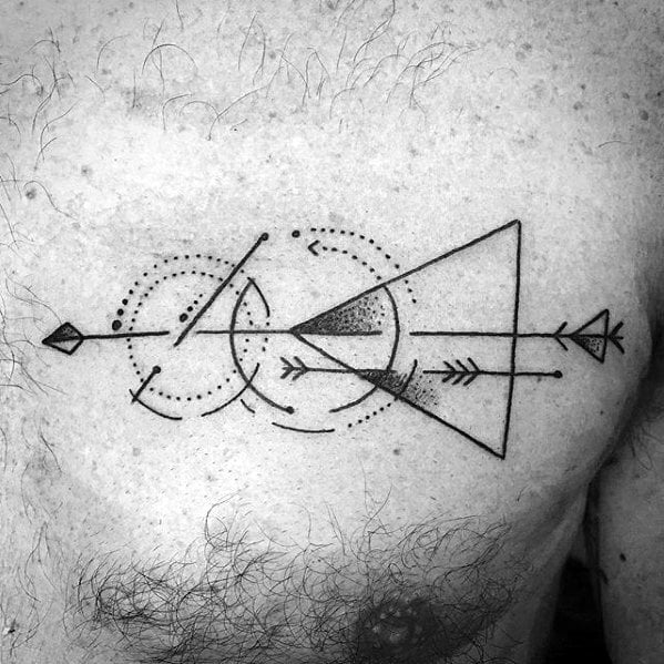 tatuagem flecha geometrica 26