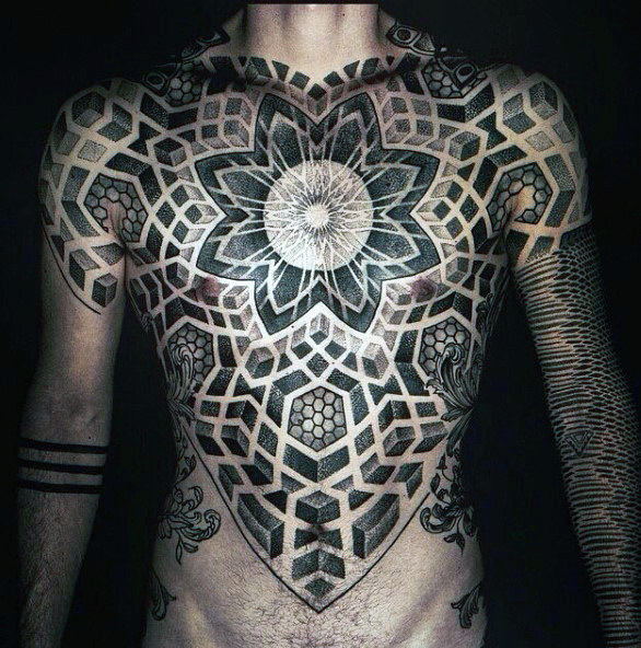 tatuagem geometria sagrada 25