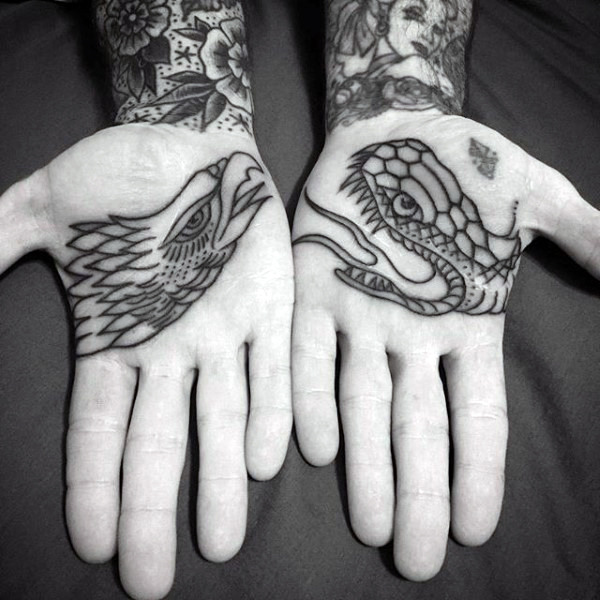 tatuagem palma da mao 97