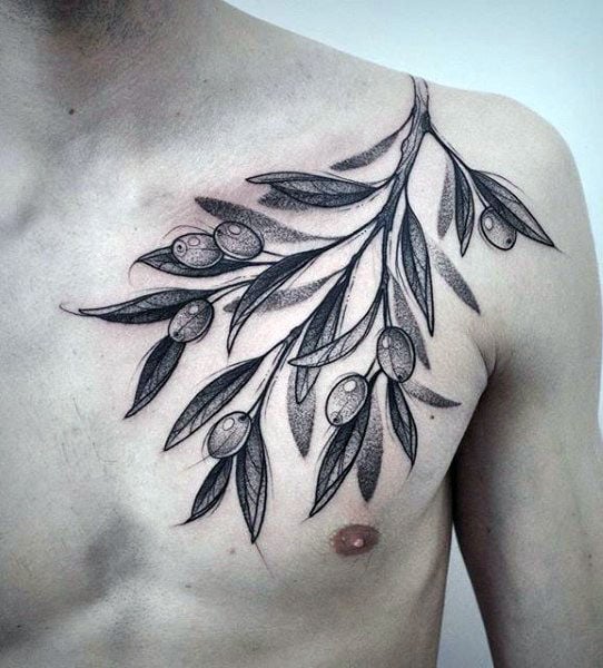tatuagem ramo de oliveira 22