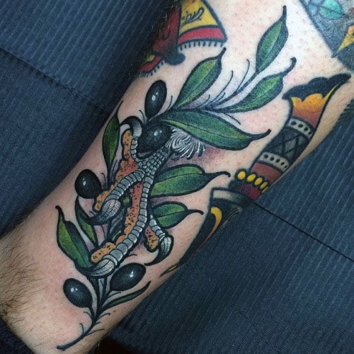 tatuagem ramo de oliveira 28