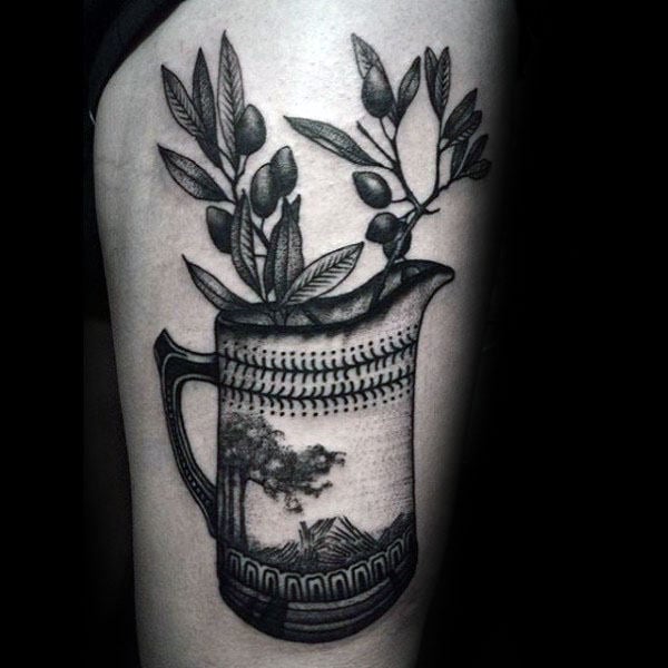 tatuagem ramo de oliveira 76