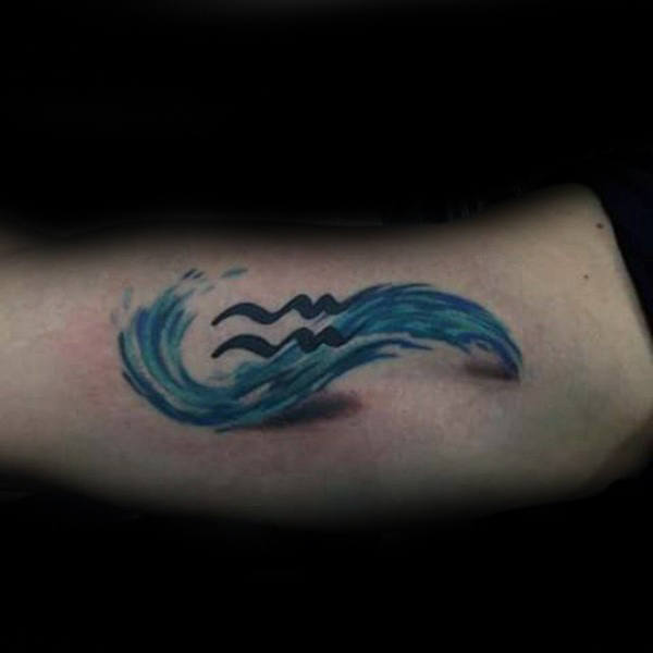 tatuagem signo aquario 181